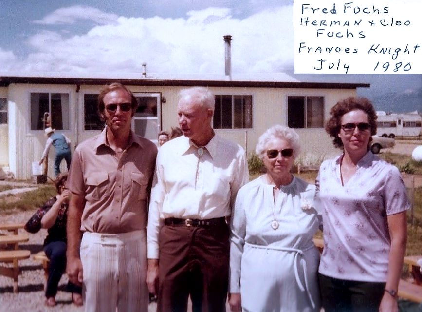Fred, Herman, Cleo, and Fran, July 1980